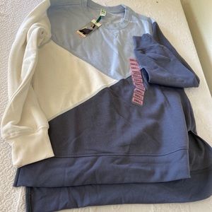 light sweatshirt top very light fleece blue sweatshirt